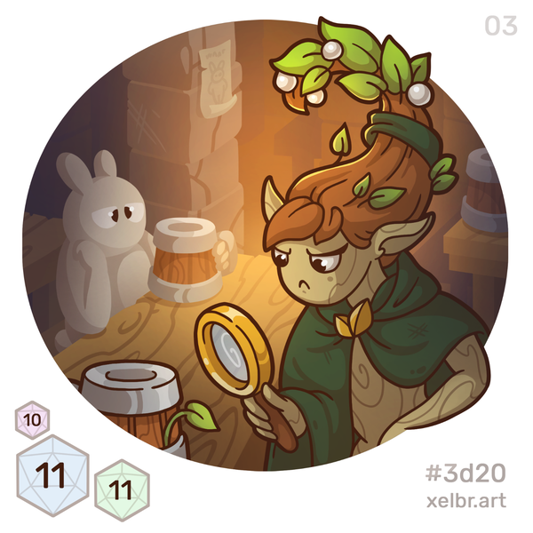 Dryad Exploring in the Tavern