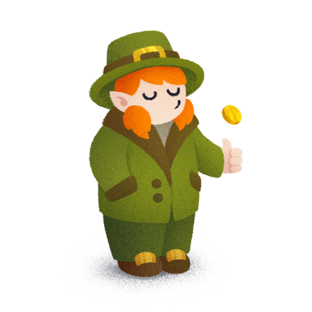Leprechaun portrait