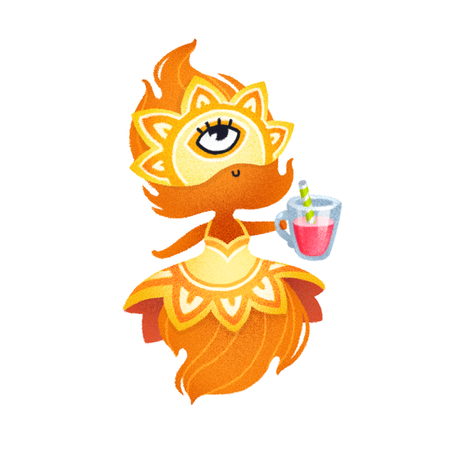 Summer Flame portrait